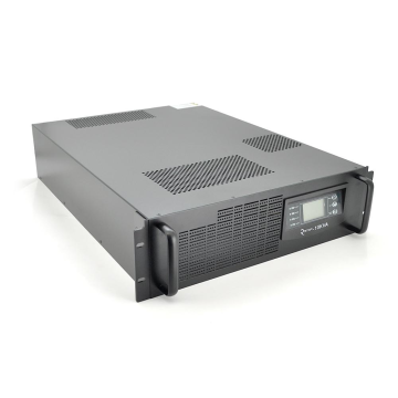 ДБЖ з правильною синусоїдою ONLINE Ritar RT-10KL-LCD, RACK 10000VA (9000Вт), 192В, Струм макс. 5A, під зовнішній АКБ, (482*600*130), Q1