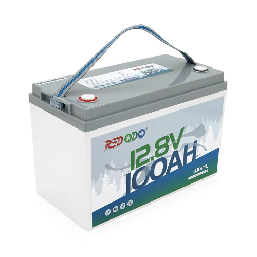 Аккумуляторная батарея LiFePO4 Redodo 12.8V 100Ah, 1280Wh, BMS 100A, BASIC, ≥4000 циклов, 329*172*214мм, 11kg