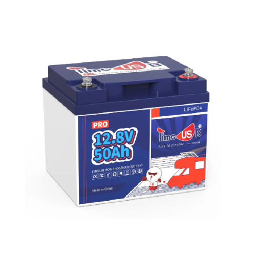 Акумуляторна батарея LiFePO4 TimeUsb 12,8V 50Ah 640Wh(50/50A), заряд 14,4В/10А, (198 x 166 x 170мм), 5kg, Q1