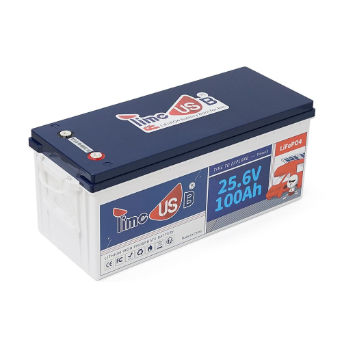 Акумуляторна батарея LiFePO4 Timeusb 25.6V 100Ah, 2560Wh, BMS 100A, 532*207*216мм