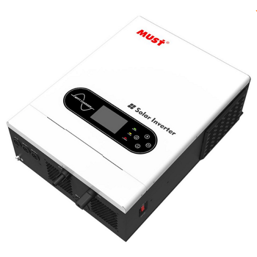 Гибридный инвертор MUST PV18-6248ECO. 6200W, 48V, ток заряда 100A, 170-280V, MPPT (100А, 120-450 Vdc), 428x318x140 мм. 10 кг.