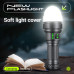 Фонарь YEMAO YM-A9 9LED, 2x26650, Power Bank, ЗУ Type-C, колпачек, 3 фильтра