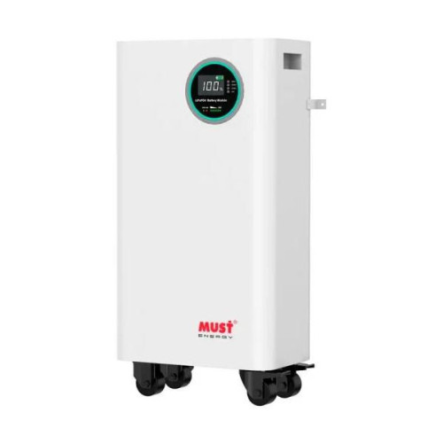 Акумуляторна батарея Must LiFePO4 LP16-48300 51.2V 300Ah 15,36KWh BMS200A@16S, CAN2&RS232&RS485,WI-FI,IP21