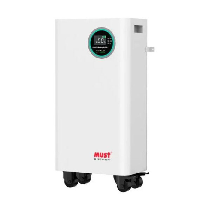 Акумуляторна батарея Must LiFePO4 LP16-48300 51.2V 300Ah 15,36KWh BMS200A@16S, CAN2&RS232&RS485,WI-FI,IP21 Акумуляторна батарея Must LiFePO4 LP16-48300 51.2V 300Ah 15,36KWh BMS200A@16S, CAN2&RS232&RS485,WI-FI,IP21