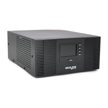 ИБП BRAZZERS BRSW-LFP-1000-12 (800Вт), под внешний АКБ 12V(LiFePo4/GEL/AGM), ток заряда 10/20A, BOX