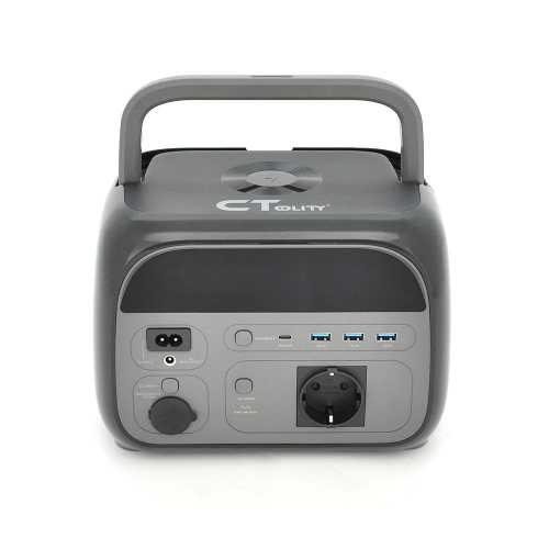 Power station CTOLITY AP400 APP Control, 400W, 345Wh LiFePO4, MPPT 150W max, DC12V-5A, 2хAC 220, 3xUSB-18W, 1хUSB-C(22W), wireless 15W, Fast charge 6