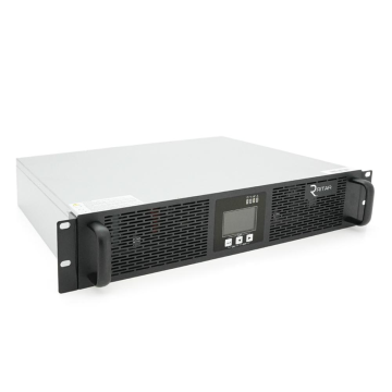 ДБЖ з правильною синусоїдою ONLINE Ritar RT-6KL-LCD, RACK 6000VA (5400Вт), 192В, Струм макс. 5A, під зовнішній АКБ, (482*600*130), Q1