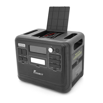 Портативна зарядна станція FOSSiBOT F2400, 2200W/2048Wh LiFePO₄, MPPT 500W max, XT60-12V/25А, 2xDC5521-12V-3A, CarPort-12V-10A, 2xAC20