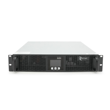 ИБП с правильной синусоидой ONLINE Ritar RT-6KL-LCD, RACK 6000VA (5400Вт), 192В, Ток макс. 5A, под внешний АКБ, (482*600*130), Q1
