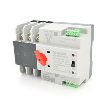 Автомат ввода резерва (АВР) двухполюсный OSGQ8-125/3P, 230V/125A на DIN-рейку для генераторов