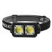 Ліхтар налобний K372/L-31-2COB(white+red), Motion Sensor, Li-Ion акумулятор, індикація заряду, ЗУ Type-C, Box оптом