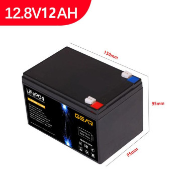 Акумуляторна батарея GEAR LiFePo4 12.8 вольт / 12 ампер * год (153.6 ват * год)