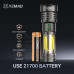 Фонарь YEMAO YM-A4 Sanan 55, 1x21700, ЗУ Type-C, функция лампы, крюк
