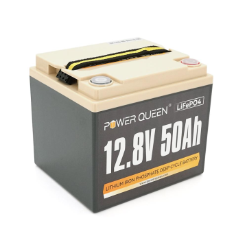 Акумулятор LiFePO4 Power Queen 12.8V 50Ah 640Wh, BMS 50A, 198*166*170мм