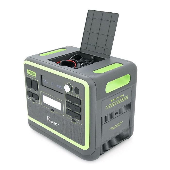 Портативная зарядная станция FOSSiBOT F2400, 2200W/2048Wh LiFePO₄, MPPT 500W max, XT60-12V/25А, 2xDC5521-12V-3A, CarPort-12V-10A, 2xAC230V, 2xUSB-A-18 Портативная зарядная станция FOSSiBOT F2400, 2200W/2048Wh LiFePO₄, MPPT 500W max, XT60-12V/25А, 2xDC5521-12V-3A, CarPort-12V-10A, 2xAC230V, 2xUSB-A-18