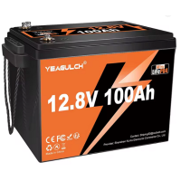 Акумуляторна батарея YEAGULCH Mini Max LiFePO4 12,8V 100Ah 1280Wh, BMS-100A, (299 x 193 x 200) , M8, 12.9kg Q1