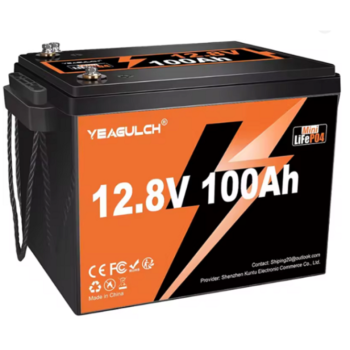 Аккумуляторная батарея YEAGULCH Mini Max LiFePO4 12,8V 100Ah 1280Wh, BMS-100A, ( 299 x 193 x 200) , M8, 12.9kg Q1 Аккумуляторная батарея YEAGULCH Mini Max LiFePO4 12,8V 100Ah 1280Wh, BMS-100A, ( 299 x 193 x 200) , M8, 12.9kg Q1