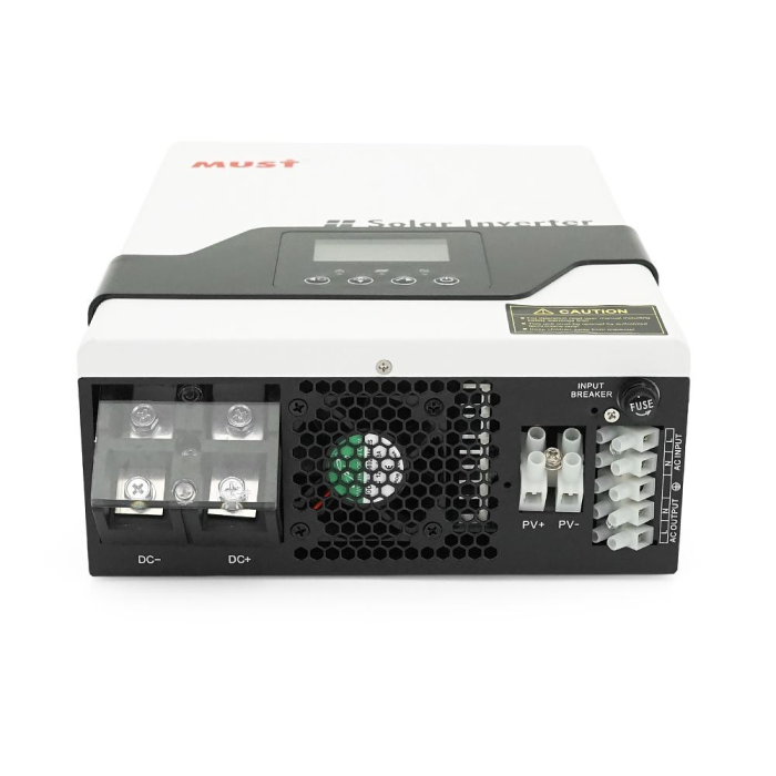 Гибридный инвертор MUST PV18-1012VMPK, 1000W, 12V, ток заряда 10/20A, 230V/4.35A, MPPT (60А, 105 Vdc) Гибридный инвертор MUST PV18-1012VMPK, 1000W, 12V, ток заряда 10/20A, 230V/4.35A, MPPT (60А, 105 Vdc)