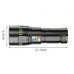 Фонарь YEMAO YM-G601 TG 60W, 4x18650, Power Bank, ЗУ Type-C, zoom, кейс