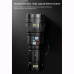 Фонарь YEMAO YM-G601 TG 60W, 4x18650, Power Bank, ЗУ Type-C, zoom, кейс