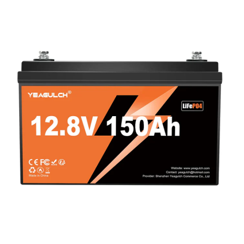 Аккумуляторная батарея YEAGULCH LiFePO4 12,8V 150Ah 1920Wh, BMS-100A, ( (325 × 165× 215) , M8, 10kg Q1