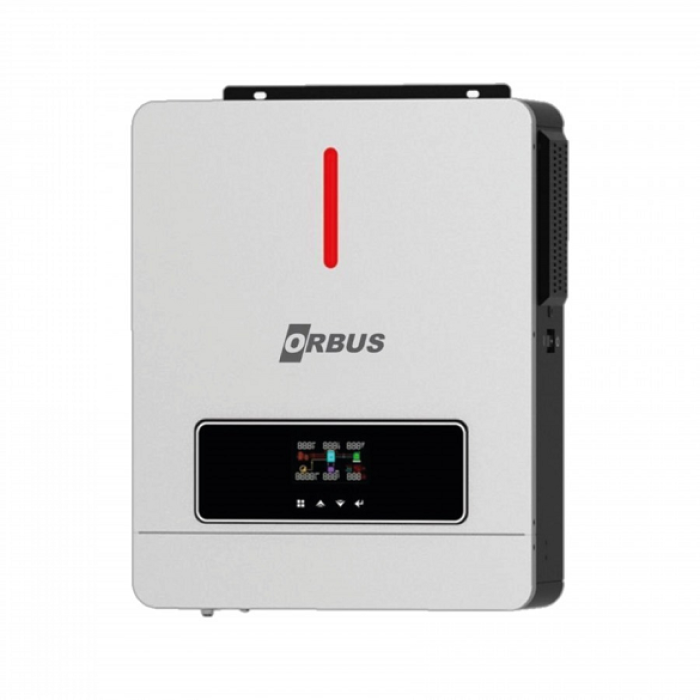 Гибридный инвертор ORBUS ORB-1.6KW, 2000 VA/1600W, 12V. ток заряда 20-60А, MPPT 30~400 В, WIFI, 357*273*95мм, 4.6кг Гибридный инвертор ORBUS ORB-1.6KW, 2000 VA/1600W, 12V. ток заряда 20-60А, MPPT 30~400 В, WIFI, 357*273*95мм, 4.6кг
