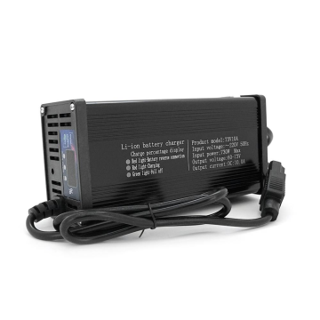 Зарядний пристрій Jinyi для акумуляторів LiFePo4 60V(73V),20S,10A,штекер Triangle plug (T-tipe/C13/IEC),з індикацією,BOX