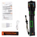 Дальнобойный фонарь YEMAO YM-G640Y, 4000LM, аккумулятор 33140 (15000 mAh), чехол, блок питания