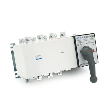 Автомат введення резерву (АВР) чотириполюсний GCQ4P400A, 220V/400A, Вимикальна здатність KA:6, Гвинтова фіксація, 434*273*265мм