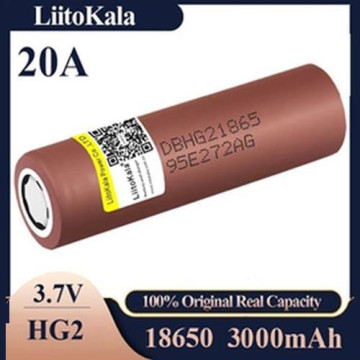 Акумулятор високострумовий 18650, LiitoKala Lii-HG2, 3000mah, оптом
