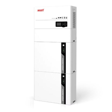 Зарядна станція MUST HBP-55482ES, 5,5KW+ 2 шт АКБ LiFePo4 51.2V DC 100Ah (10240Wh), MPPT(150~430 V), 100A, IP50, CAN, RS485, 134