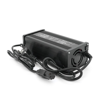 Зарядний пристрій для акумуляторів LiFePo4 72V(87,6V),24S,8A,штекер Triangle plug (T-tipe/IEC/C13 N+L-), з індикацією,BOX