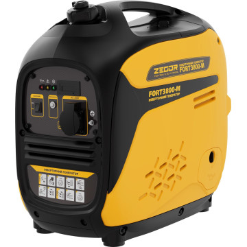 Инверторный бензиновый генератор ZEGOR FORT3800-M 230V, мощный генератор для дома, дачи и резерва
