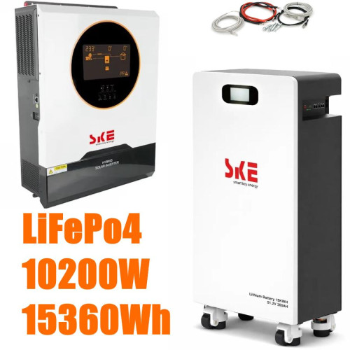 Комплект резервного питания SKE PH21-10.2K 10200W + SKE SK-ST15000 LiFePO4 15 кВт·ч, Wi-Fi