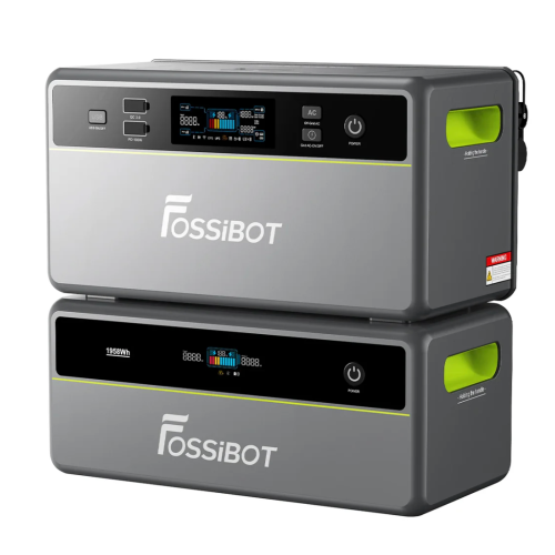 All-in-One Solar station FOSSiBOT FBP1200W+Battery, APP Control, WiFi, 3916Wh LiFePO4 6000Cycles, MPPT 2000W max, 3хAC 220, 1xUSB-15W, 1хUSB-C(100W),