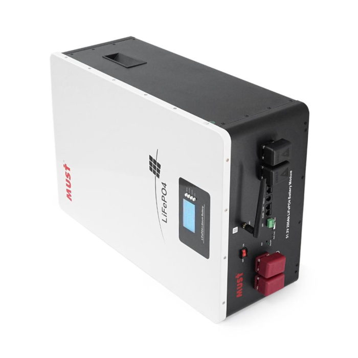 Аккумуляторная батарея Must LiFePO4 LP16-48200 51.2V 200Ah, 10,24kWh, BMS100A@16S, CAN2.0/RS232/RS485, 6000 cycles, 625x442x250, 80kg Аккумуляторная батарея Must LiFePO4 LP16-48200 51.2V 200Ah, 10,24kWh, BMS100A@16S, CAN2.0/RS232/RS485, 6000 cycles, 625x442x250, 80kg