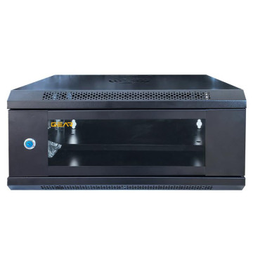 Шафа настінна серверна GEAR 4U 600x600х240 мм чорна з полицею (GWMSN-4U-600-600)