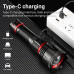 Тактический фонарь YEMAO YM-B631-D, 2500LM, аккумулятор 26650 (5000 mAh), линза для поджога