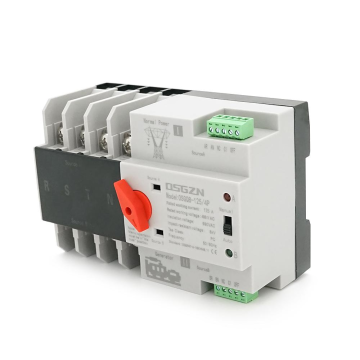 Автомат ввода резерва (АВР) двухполюсный OSGQ8-125/4P, 230V/125A на DIN-рейку для генераторов