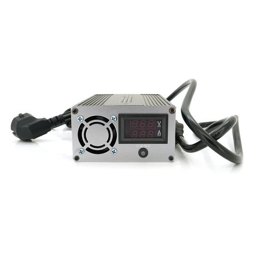 Зарядний пристрій для акумуляторів LiFePO4 12V(14,6V),4S,15A, штекер Triangle plug (T-tipe/C13/IEC). 163x100x55mm