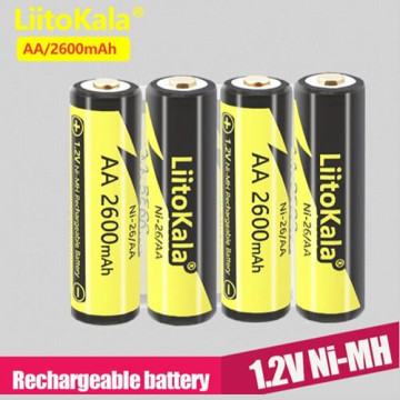 Акумулятор AA, LiitoKala Ni-26/AA, 1.2V, 2600mAh, оптом