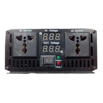 Перетворювач напруги з 12V→220V (3500W) ЧИСТИЙ СИНУС LCD Z1B
