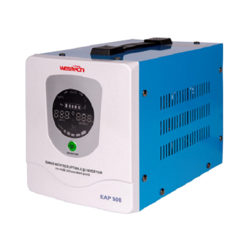 ДБЖ з правильною синусоїдою Westech EAP DUAL ULTIMATE-500VA/300W 12V, однофазний, монтажу підлоги, LED дисплей, DC150-270V, AC230±8%, 2*Shuko, Q4