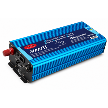 Преобразователь напряжения Power Inverter Wimpex WX-3100 3000W 12V UPS, инвертор, чистая синусоида с подзарядкой