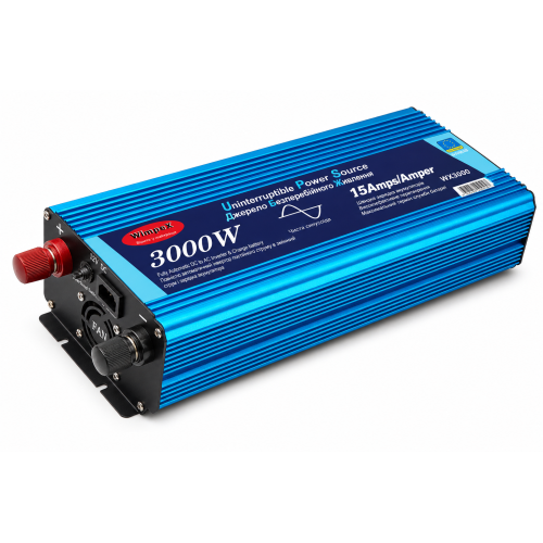 Преобразователь напряжения Power Inverter Wimpex WX-3100 3000W 12V UPS, инвертор, чистая синусоида с подзарядкой