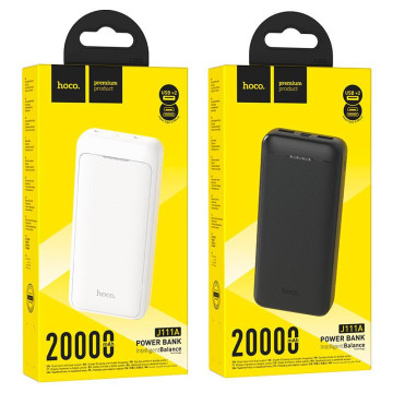 Power Bank Hoco J111A Smart Charge 20000mAh Fast Charge PD/QC, 2xUSB, LED