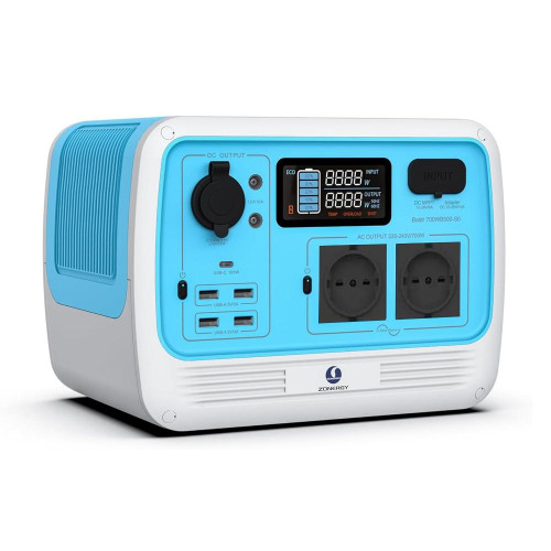 Портативна зарядна станція Zonergy Baldr 700 Вт - LiFePO4, 537 Вт · год