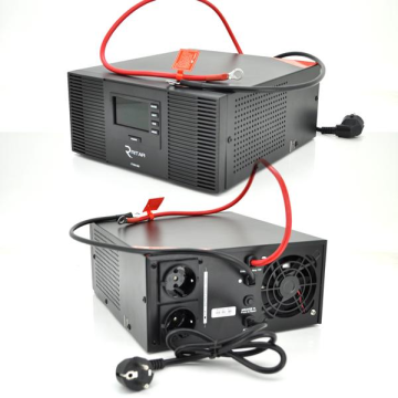 ИБП с правильной синусоидой RITAR RTSWrl-1000 (600Вт), 12В с переключнием тока заряда 10A и 20 A (360*330*230) 9,6 кг