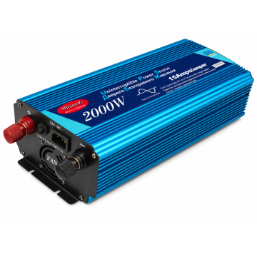 Преобразователь напряжения Wimpex WX-2100 2000W 12V UPS, чистая синусоида, зарядка АКБ
