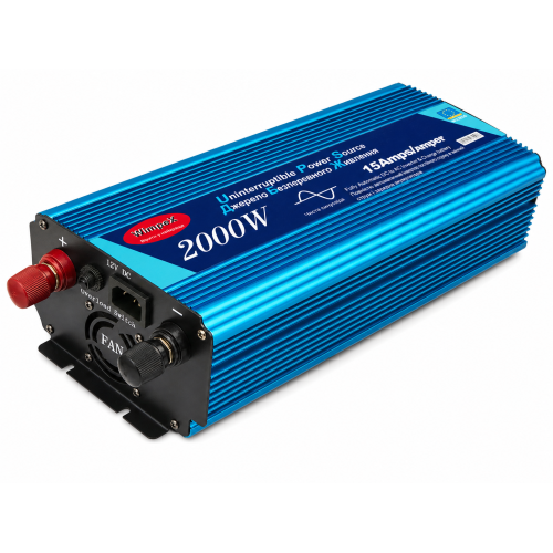 Преобразователь напряжения Wimpex WX-2100 2000W 12V UPS, чистая синусоида, зарядка АКБ